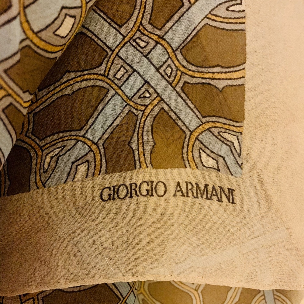 Vintage Giorgio Armani silk scarf